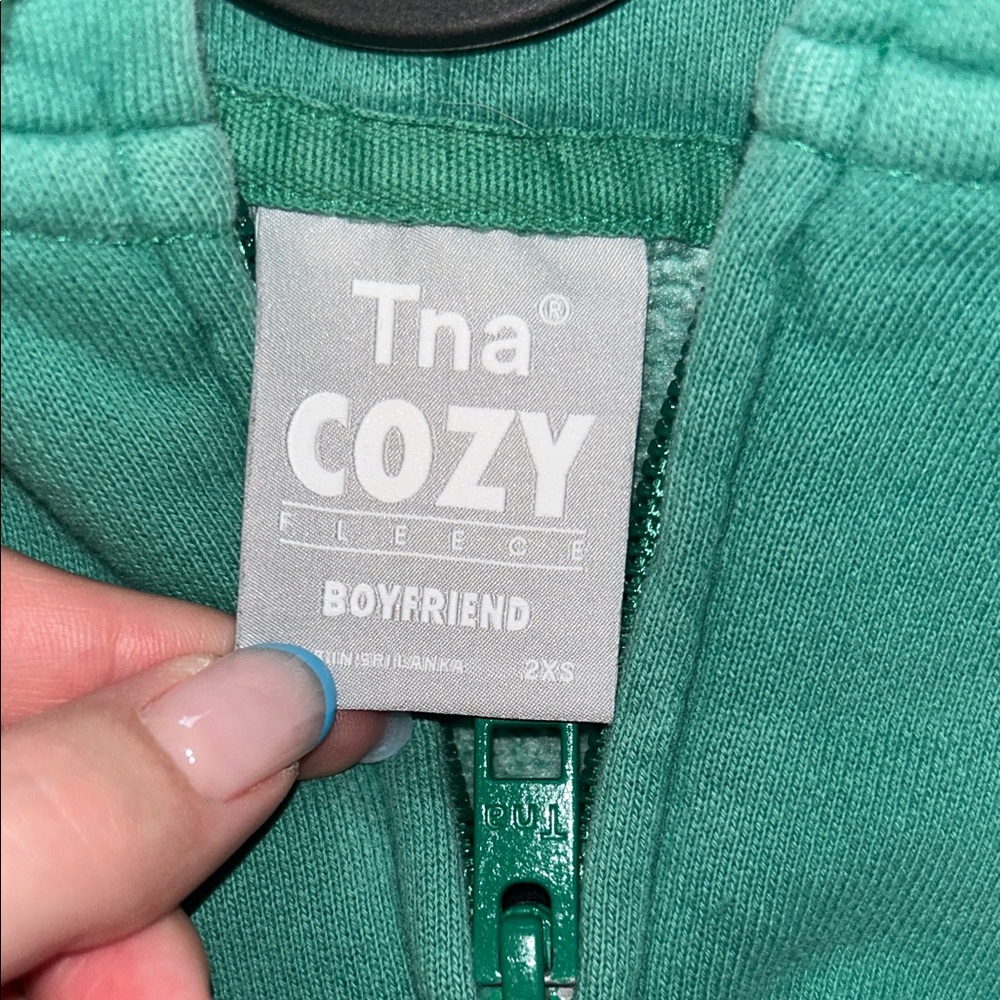 TNA Cozy Fleece women’s hoodie - Green